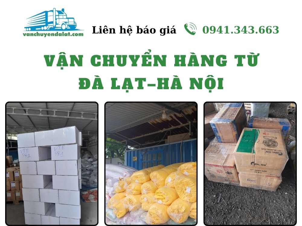 Vận Chuyển Hàng Từ Đà Lạt–Hà Nội