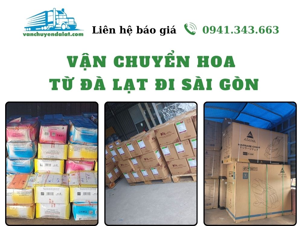 Vận chuyển hoa từ Đà Lạt đi Sài Gòn | Gửi hoa đi Sài Gòn giá rẻ